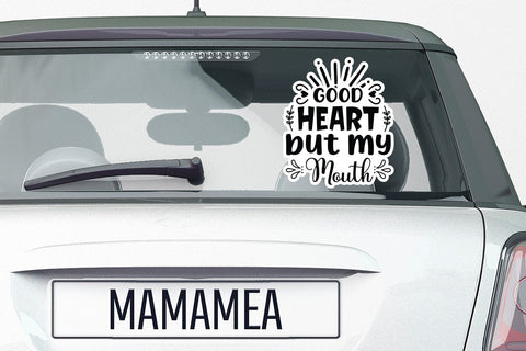 good heart but my mouth SVG Angelina750 