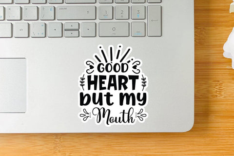 good heart but my mouth SVG Angelina750 