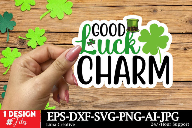 Good Lucky Charm Sticker SVG SVG Insomnia Std 