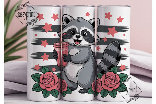 Good Moms Raccoon 20oz Tumbler Wrap Sublimation sassyprint 
