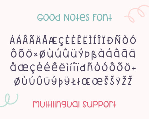 Good Note - Cute Handwriting Font Font AnningArts Design 