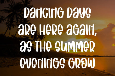 Good Sunset Font Abo Daniel Studio 