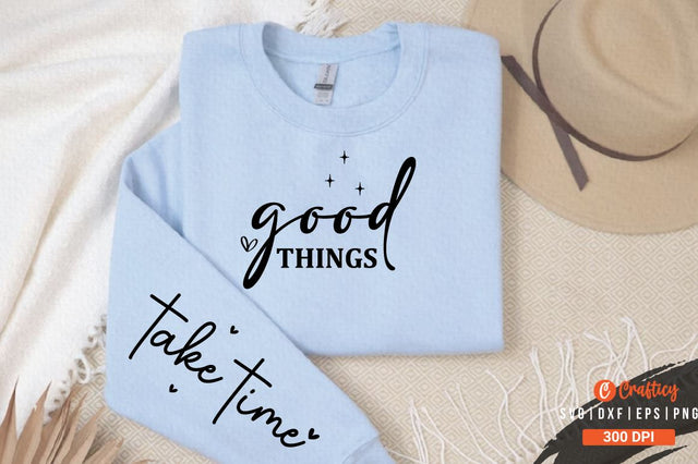 Good things Sleeve SVG Design SVG Designangry 