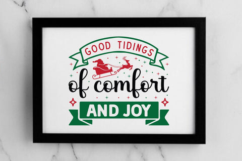 Good tidings of comfort and joy SVG Angelina750 