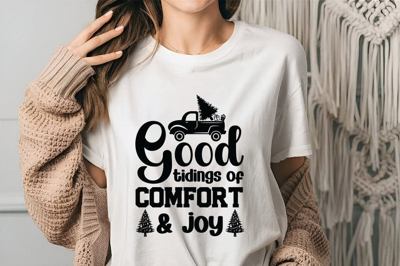 Good tidings of comfort & joy SVG Angelina750 
