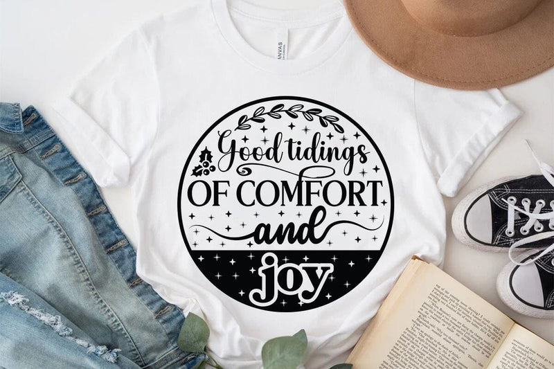 Good tidings of comfort & joy SVG Angelina750 