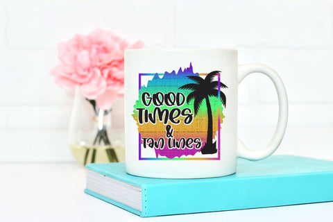 Good Times & Tan Lines - Summer PNG Sublimation Sublimation CraftLabSVG 