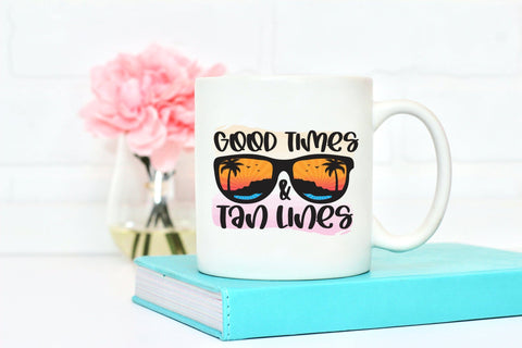 Good Times & Tan Lines, Summer Sublimation Design Sublimation CraftLabSVG 