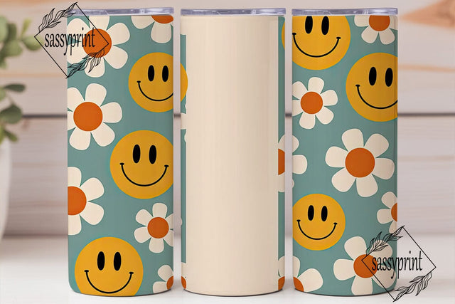 Good Vibes 20oz Tumbler Wrap Sublimation sassyprint 