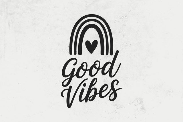 Good Vibes SVG, Good Vibes Only PNG, Rainbow Svg, Positive Affirmation Svg, Motivational Quote Svg, Summer Good Vibes Svg SVG DesignDestine 