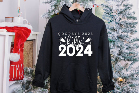 Goodbye 2023 Hello 2024 - New Year SVG SVG CraftLabSVG 
