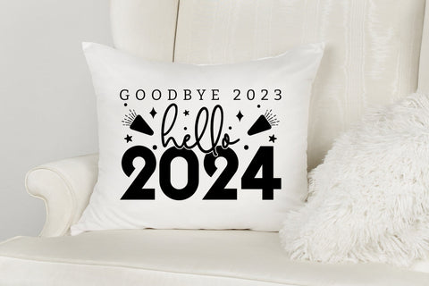 Goodbye 2023 Hello 2024 - New Year SVG SVG CraftLabSVG 