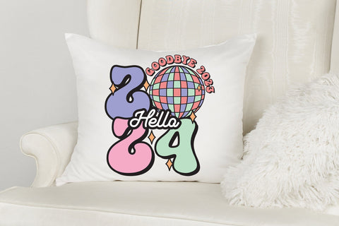 Goodbye 2023 Hello 2024, Retro New Year Sublimation Sublimation CraftLabSVG 