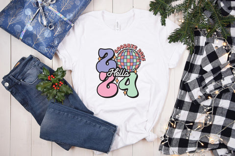 Goodbye 2023 Hello 2024, Retro New Year Sublimation Sublimation CraftLabSVG 