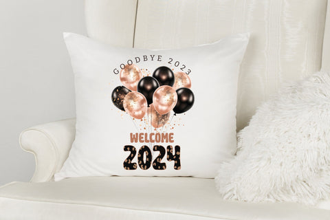 Goodbye 2023 Welcome 2024 - New Year Sublimation Sublimation CraftLabSVG 