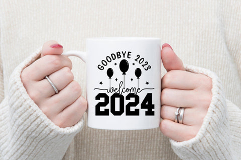 Goodbye 2023 Welcome 2024 | New Year SVG SVG CraftLabSVG 