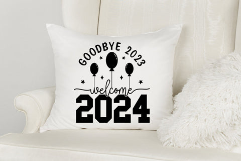 Goodbye 2023 Welcome 2024 | New Year SVG SVG CraftLabSVG 