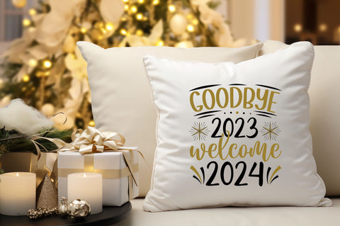 Goodbye 2023 welcome Svg Design SVG Regulrcrative 