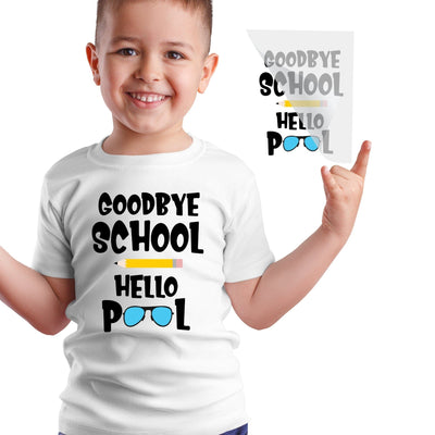 Goodbye School Iron On Transfer Physical So Fontsy T-Shirt Iron-On Transfer Shop