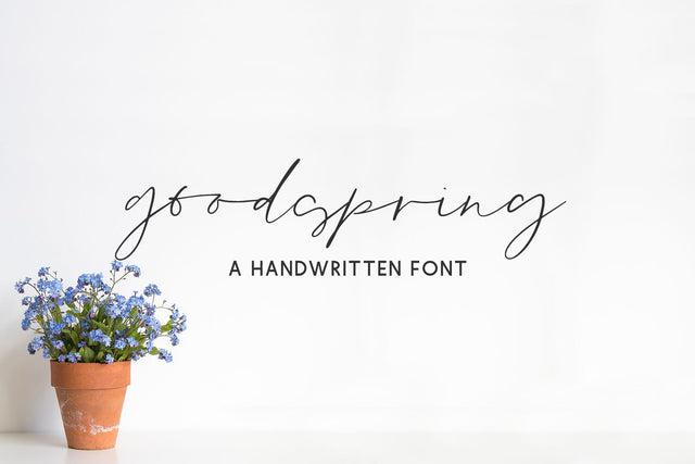 Goodspring Script Font Beck McCormick 