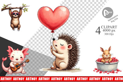 Goofy Lovebugs Clipart Sublimation artnoy 