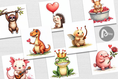 Goofy Lovebugs Digital Paper Digital Pattern artnoy 