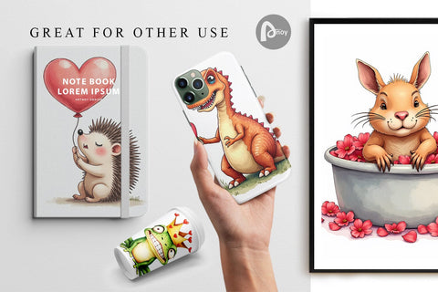 Goofy Lovebugs Digital Paper Digital Pattern artnoy 