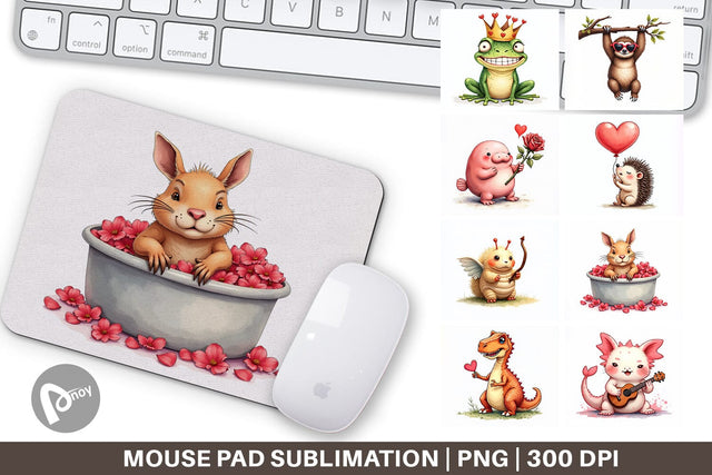 Goofy Lovebugs Mouse Pad Sublimation artnoy 