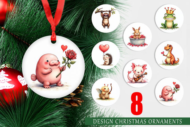 Goofy Lovebugs Ornament Sublimation artnoy 