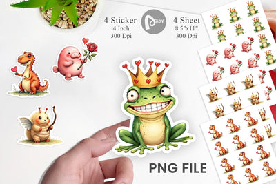 Goofy Lovebugs Sticker Sublimation artnoy 