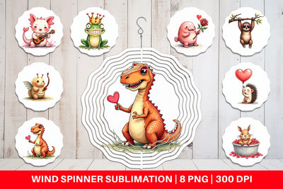 Goofy Lovebugs Wind Spinner Sublimation artnoy 