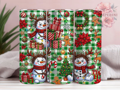 Googly Snowman Christmas 20oz Tumbler, Googly Snowman, Snowman Christmas, Snowman Tumbler, 20oz Tumbler, Christmas Tumbler, Cute Snowman, Tumbler Wrap Sublimation Li Zamperini 
