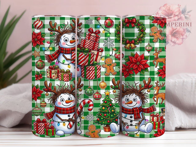 Googly Snowman Christmas 20oz Tumbler, Googly Snowman, Snowman Christmas, Snowman Tumbler, 20oz Tumbler, Christmas Tumbler, Cute Snowman, Tumbler Wrap Sublimation Li Zamperini 