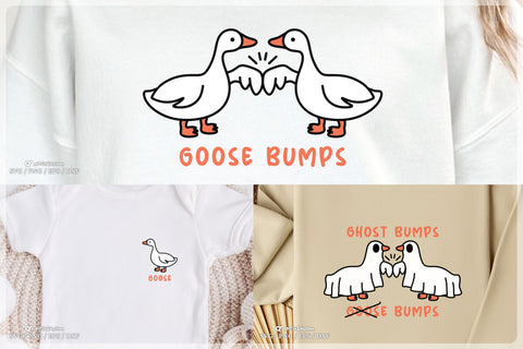 Goose Bumps Svg, Ghost Bumps Svg, Ghost Svg, Funny and Sarcastic Svg, Goose Svg SVG Artinrhythm shop 