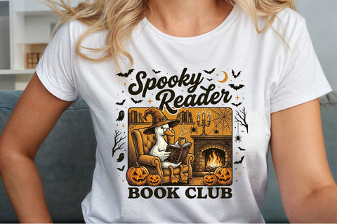Goose Halloween-BookGoose Halloween PNG Sublimation designartist 