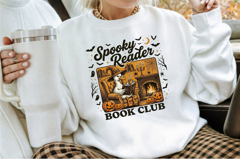 Goose Halloween-BookGoose Halloween PNG Sublimation designartist 