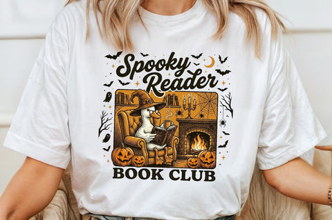 Goose Halloween-BookGoose Halloween PNG Sublimation designartist 