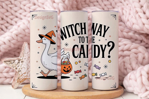 Goose Halloween Candy 20oz Tumbler Sublimation DesignSVG 