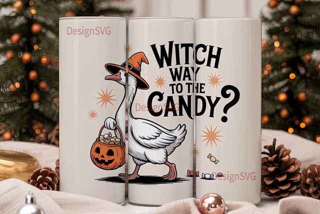 Goose Halloween Candy 20oz Tumbler Sublimation DesignSVG 