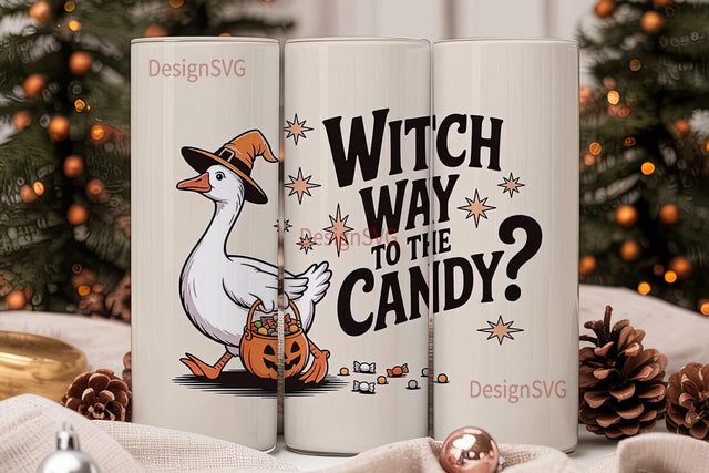 Goose Halloween Candy 20oz Tumbler Sublimation DesignSVG 