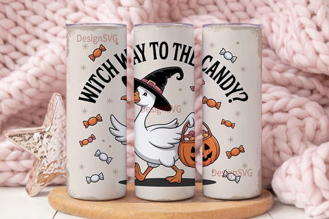 Goose Halloween Candy 20oz Tumbler Sublimation DesignSVG 