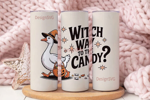 Goose Halloween Candy 20oz Tumbler Sublimation DesignSVG 