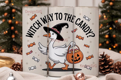 Goose Halloween Candy 20oz Tumbler Sublimation DesignSVG 