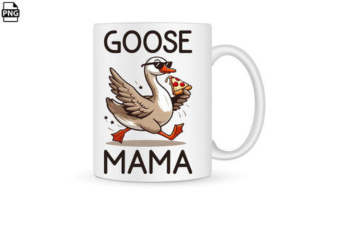 Goose Mama Mother's Day PNG Clipart Printable File Sublimation Creativedesigntee 