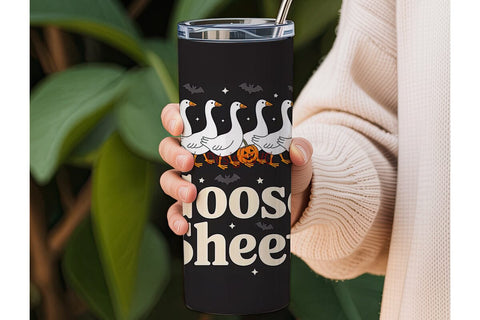 Goose Sheet Halloween 20oz Tumbler Wrap Sublimation DesignSVG 