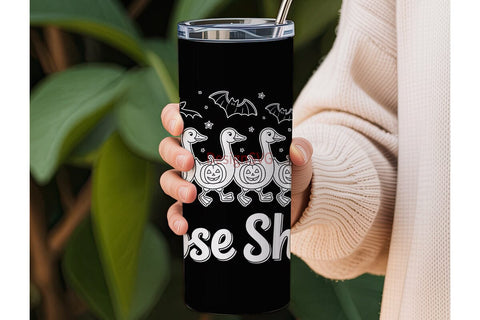 Goose Sheet Halloween 20oz Tumbler Wrap Sublimation DesignSVG 