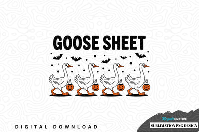 Goose sheet halloween sublimation design Sublimation Regulrcrative 