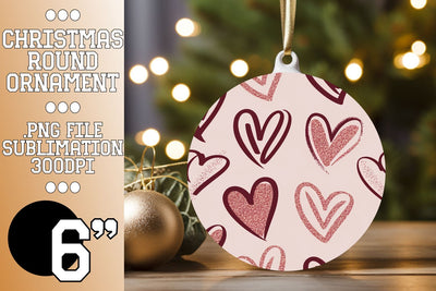 Gorgeous circle designs for delightful keychain projects, unleash creativity., Heart Sublimation HoodArtCraft 