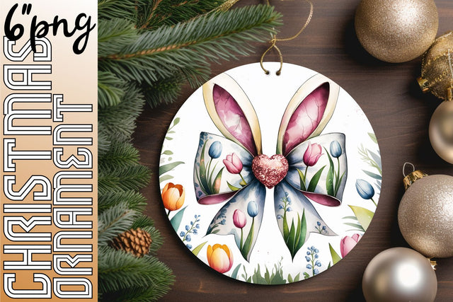 Gorgeous circle PNG files for delightful keychains, craft with joy., Easter Bunny Sublimation HoodArtCraft 