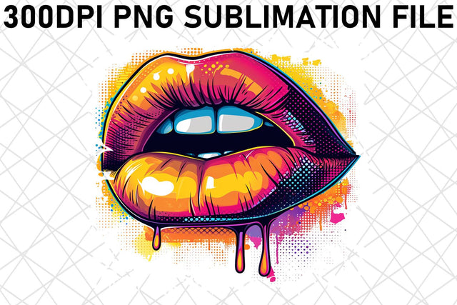 Gorgeous Lip Art for Sublimation - Makeup Must-Have Sublimation afrosvg 